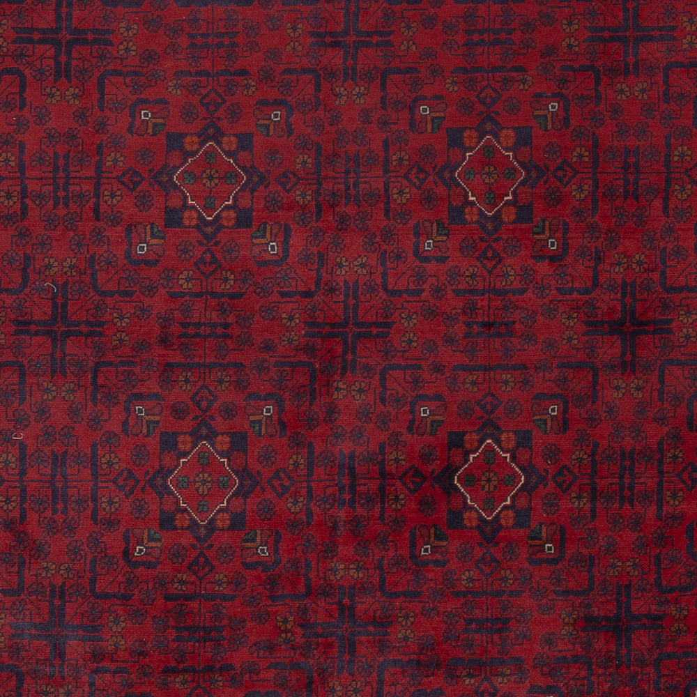 Afghansk matta - Kunduz - 342 x 248 cm - röd
