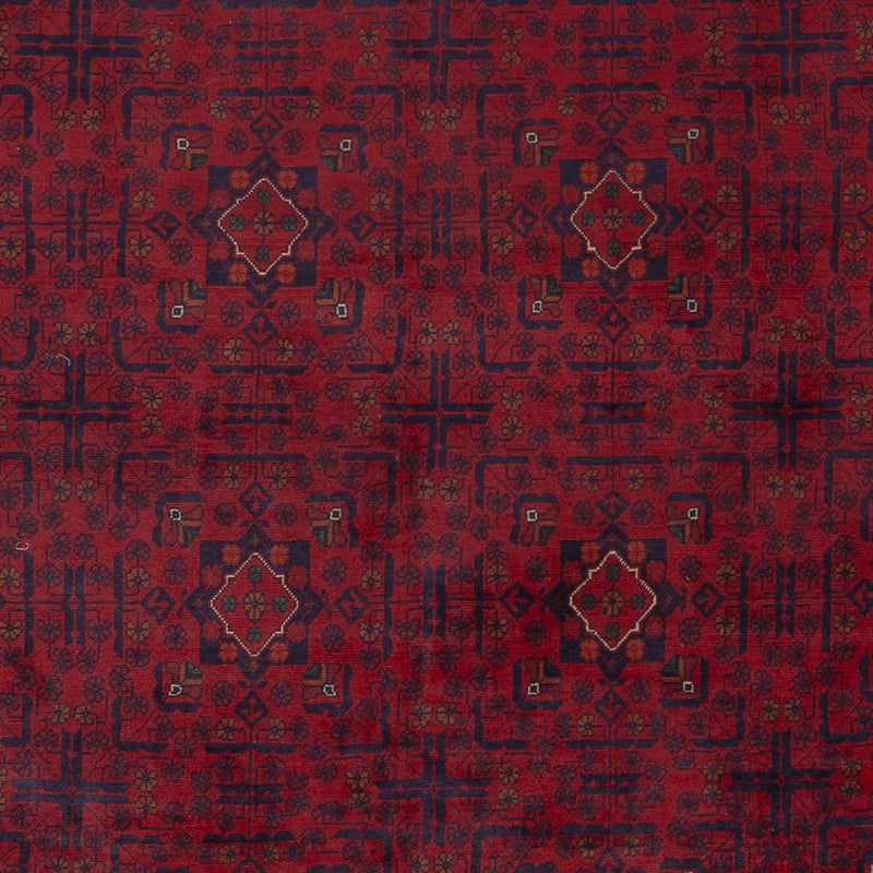 Afghansk matta - Kunduz - 342 x 248 cm - röd