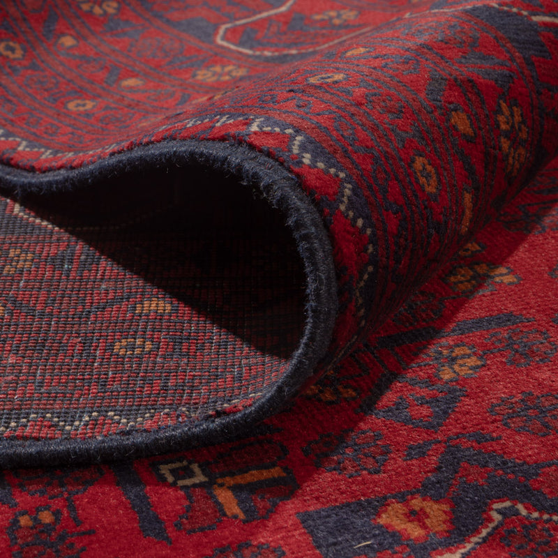 Afghansk matta - Kunduz - 330 x 244 cm - röd