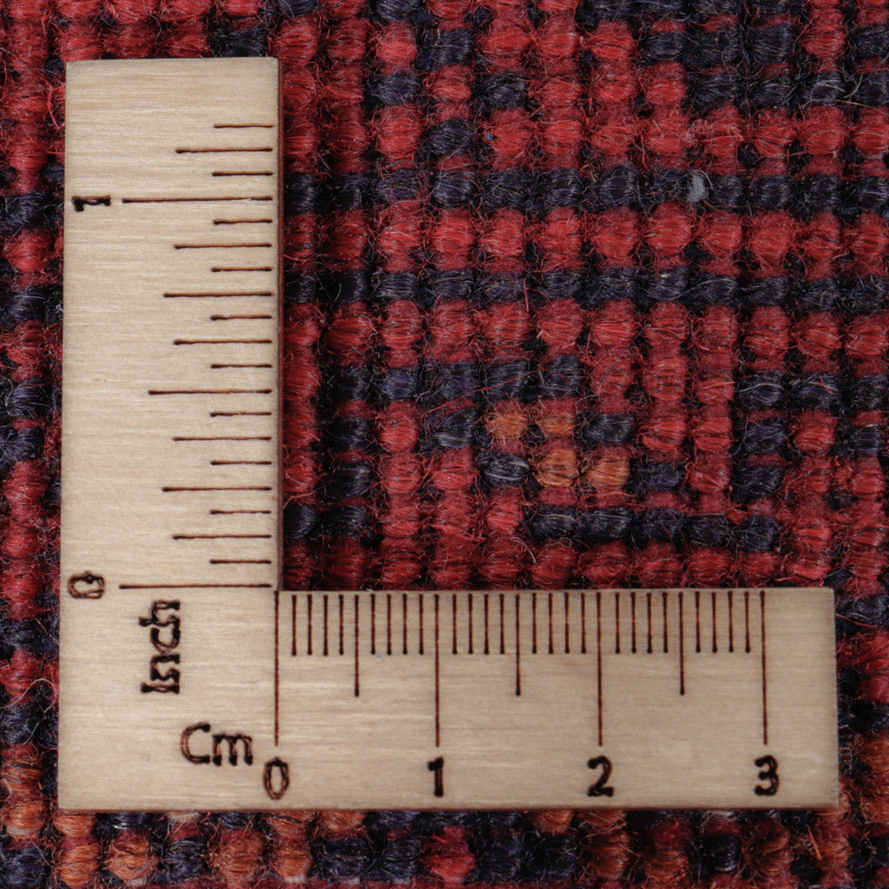 Afghansk matta - Kunduz - 199 x 150 cm - röd