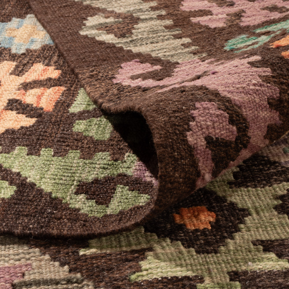 Kelim Teppich - Splash - 347 x 245 cm - bunt