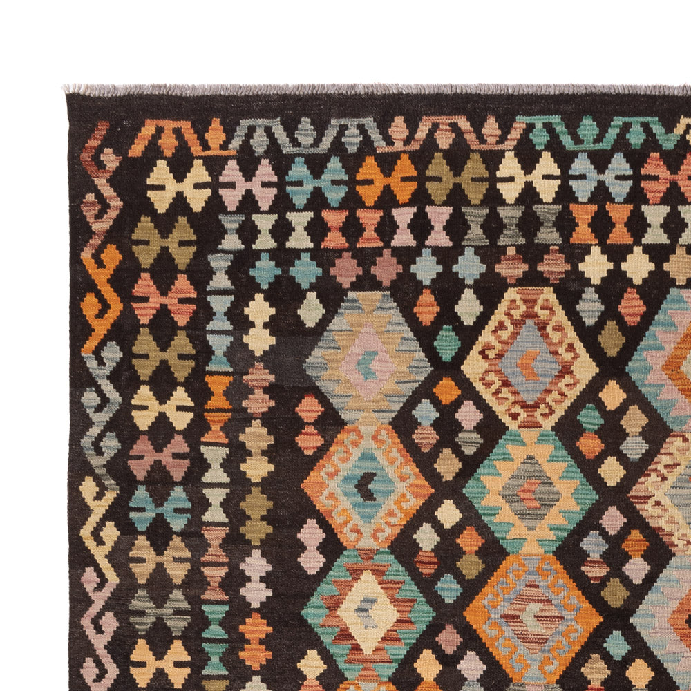 Kelim Teppich - Splash - 344 x 250 cm - bunt