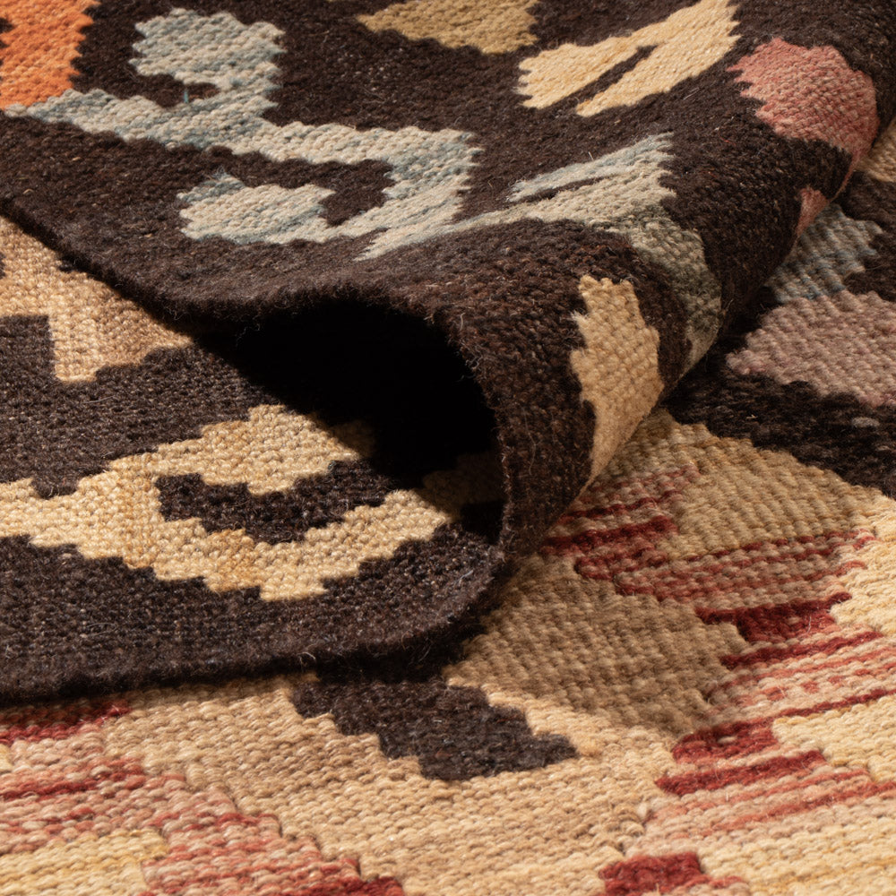 Kelim Teppich - Splash - 344 x 250 cm - bunt