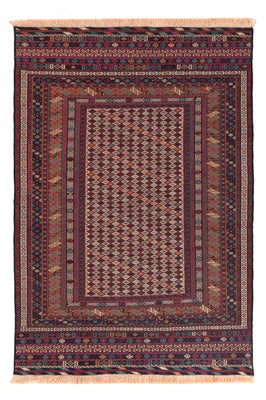 Kelim Carpet - orientalisk matta - 186 x 120 cm - flerfärgad