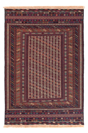 Kelim Carpet - orientalisk matta - 186 x 120 cm - flerfärgad