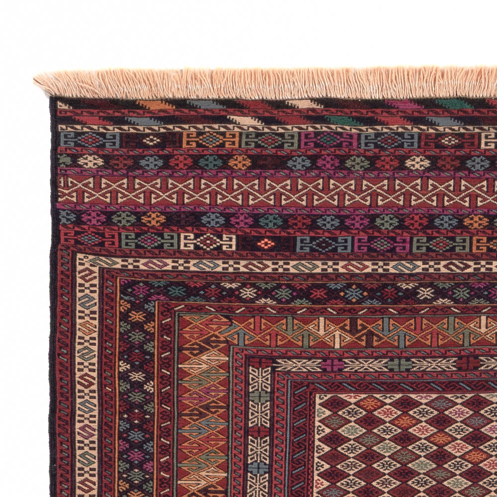 Kelim Carpet - orientalisk matta - 186 x 120 cm - flerfärgad