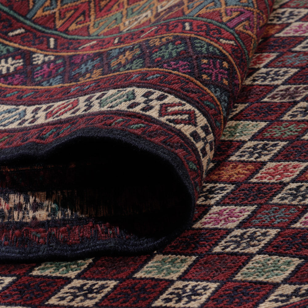 Kelim Carpet - orientalisk matta - 186 x 120 cm - flerfärgad