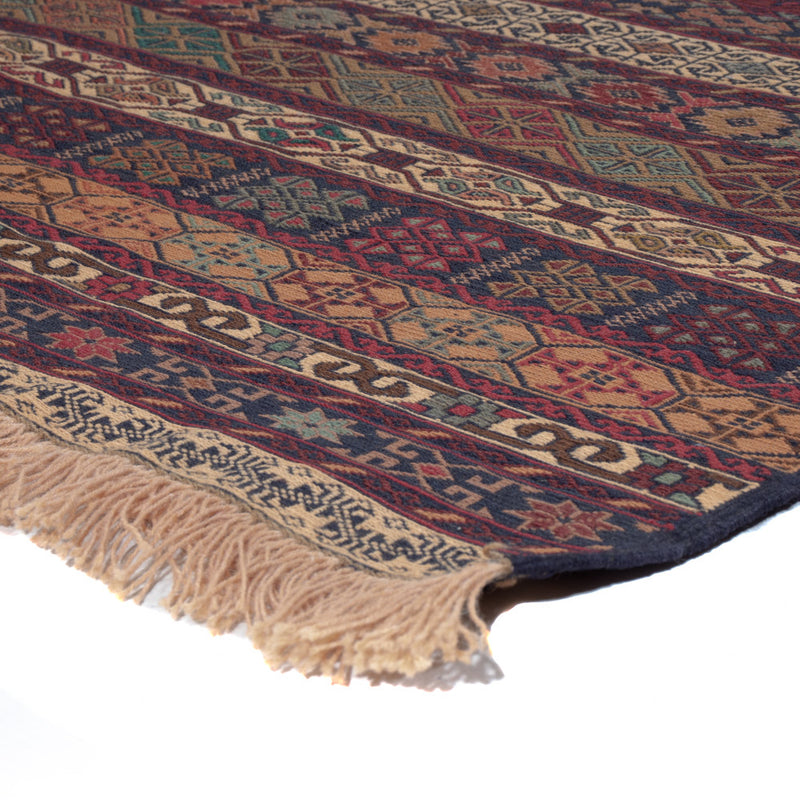 Kelim Carpet - orientalisk matta - 195 x 127 cm - flerfärgad