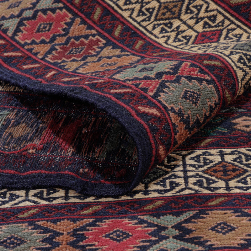 Kelim Carpet - orientalisk matta - 195 x 127 cm - flerfärgad