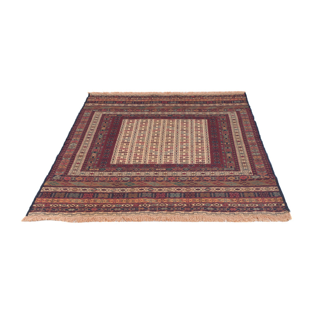 Kelim Carpet - orientalisk matta - 195 x 127 cm - flerfärgad