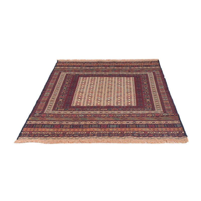 Kelim Carpet - orientalisk matta - 195 x 127 cm - flerfärgad