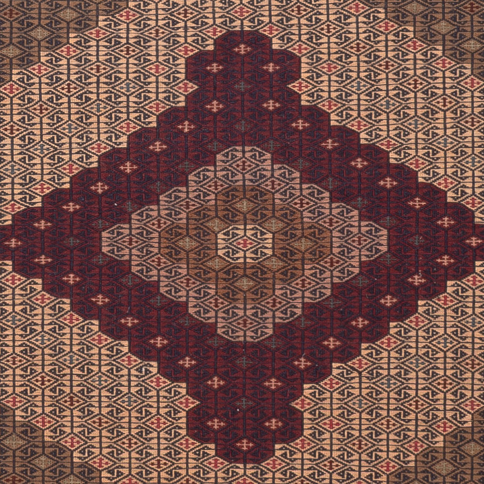 Kelim Carpet - orientalisk matta - 188 x 127 cm - flerfärgad