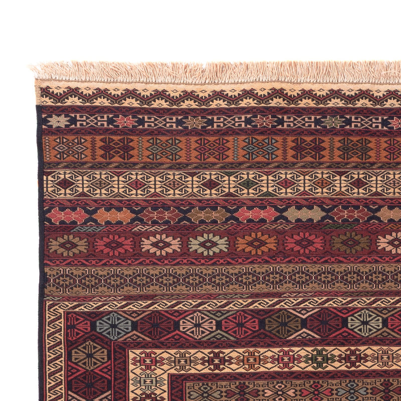 Kelim Carpet - orientalisk matta - 200 x 129 cm - flerfärgad
