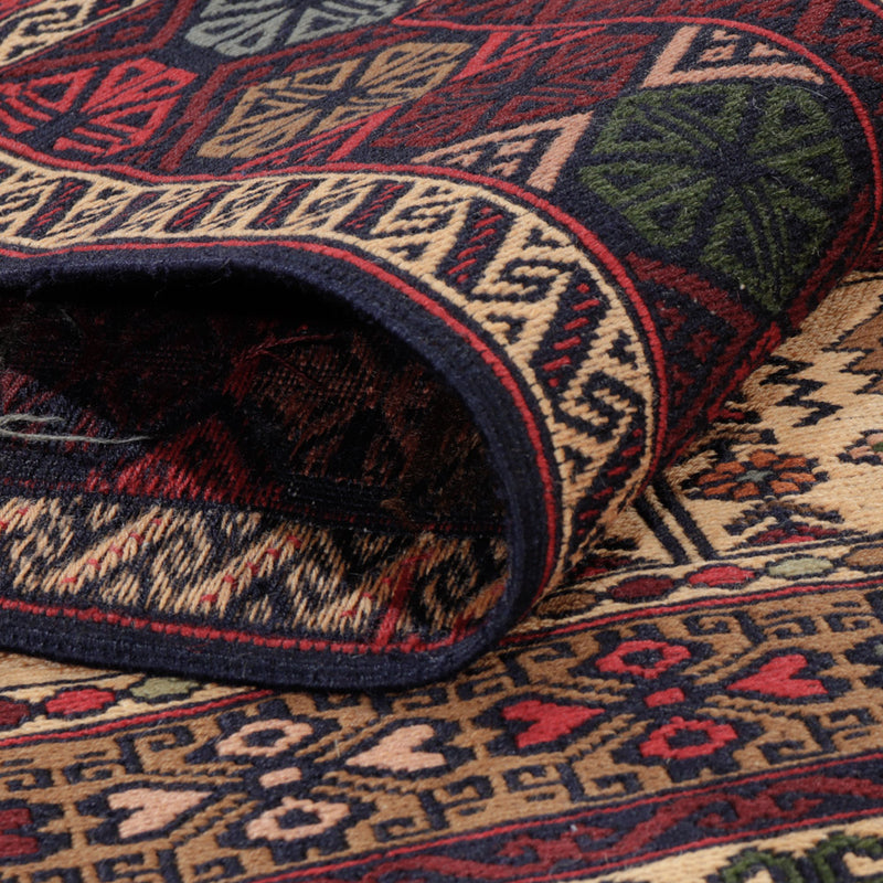 Kelim Carpet - orientalisk matta - 200 x 129 cm - flerfärgad