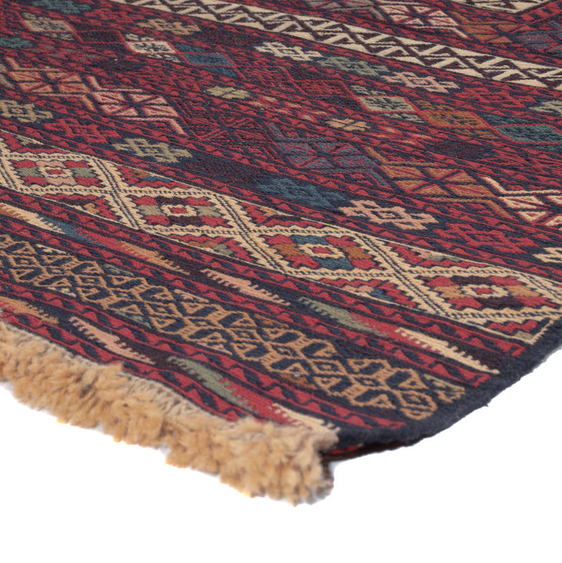 Kelim Carpet - orientalisk matta - 204 x 130 cm - flerfärgad