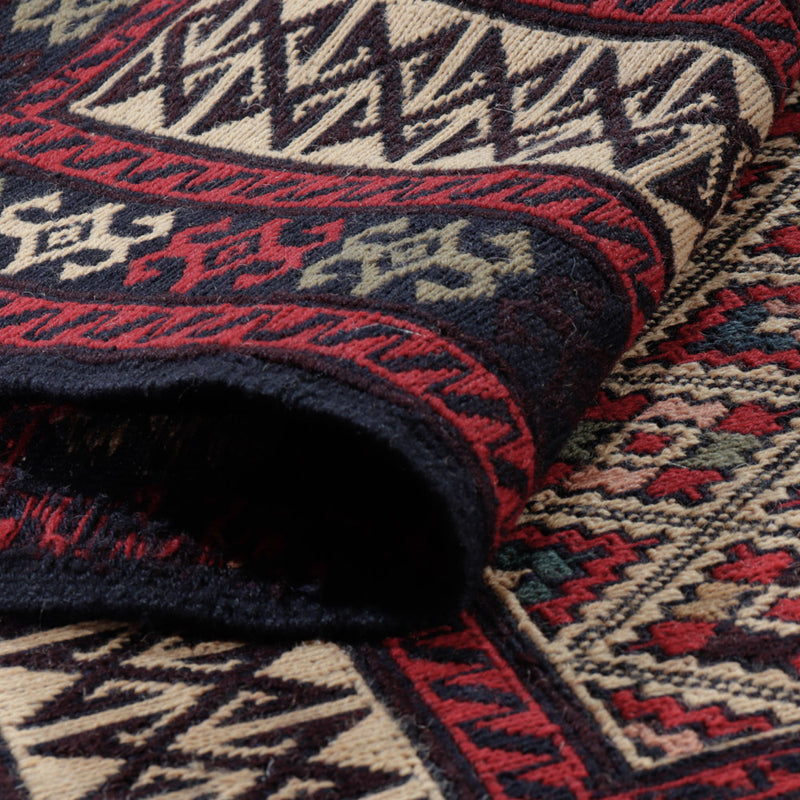 Kelim Carpet - orientalisk matta - 204 x 130 cm - flerfärgad