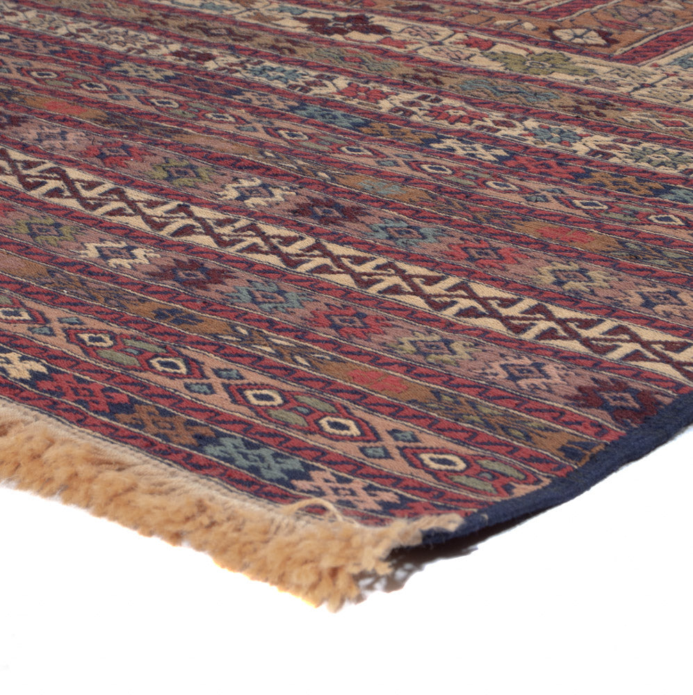 Kelim Carpet - orientalisk matta - 200 x 135 cm - flerfärgad