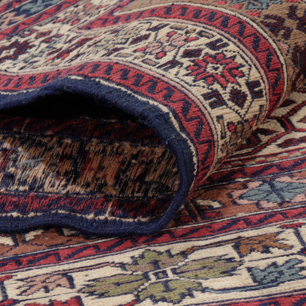 Kelim Carpet - orientalisk matta - 200 x 135 cm - flerfärgad