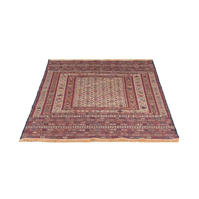 Kelim Carpet - orientalisk matta - 200 x 135 cm - flerfärgad