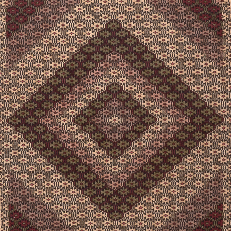 Kelim Carpet - orientalisk matta - 197 x 120 cm - flerfärgad
