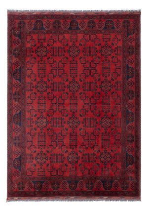 Afghansk matta - Kunduz - 232 x 169 cm - röd