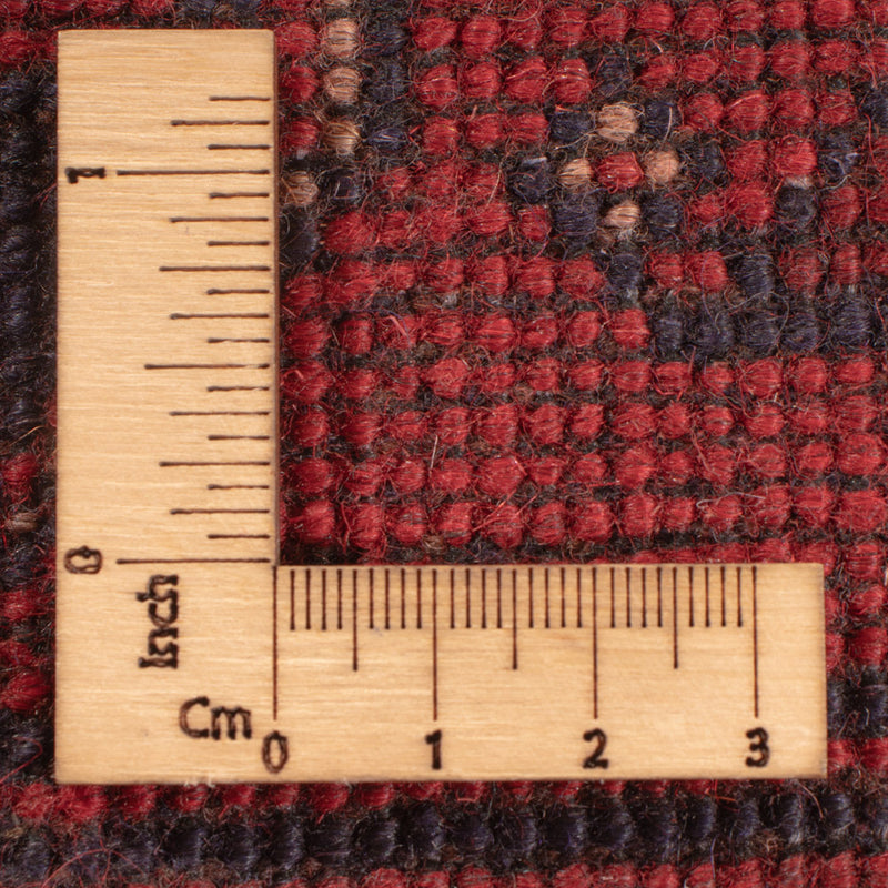 Afghansk matta - Kunduz - 233 x 178 cm - röd