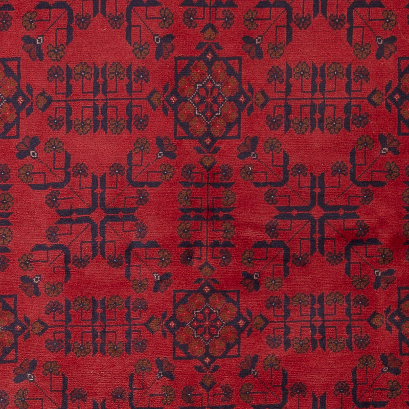 Afghansk matta - Kunduz - 231 x 173 cm - röd