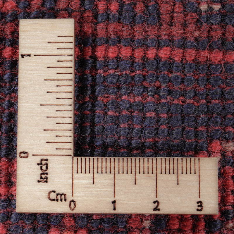 Afghansk matta - Kunduz - 198 x 153 cm - röd