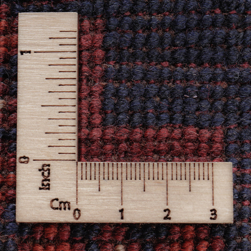 Afghansk matta - Kunduz - 203 x 154 cm - röd