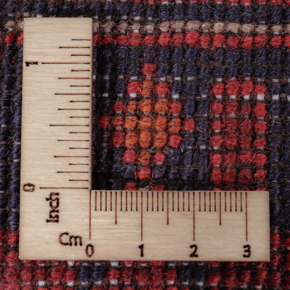 Afghansk matta - Kunduz - 200 x 153 cm - röd