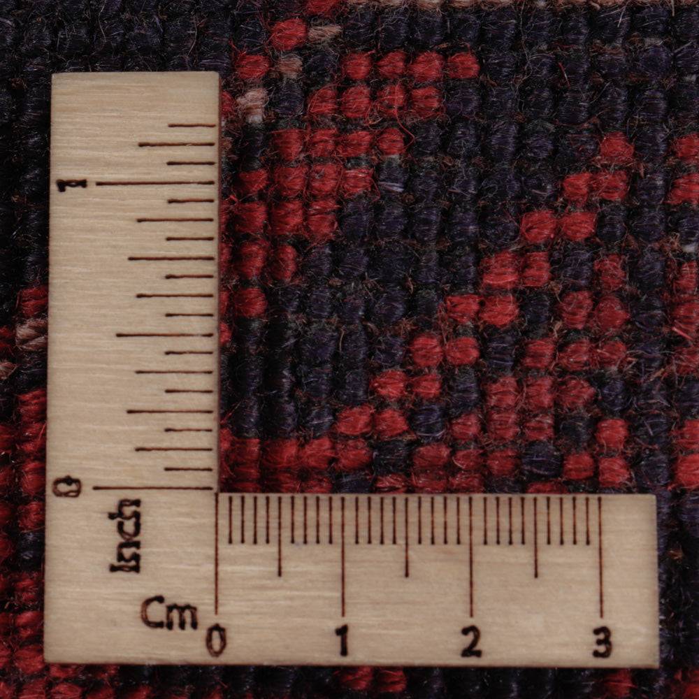 Afghansk matta - Kunduz - 203 x 151 cm - röd