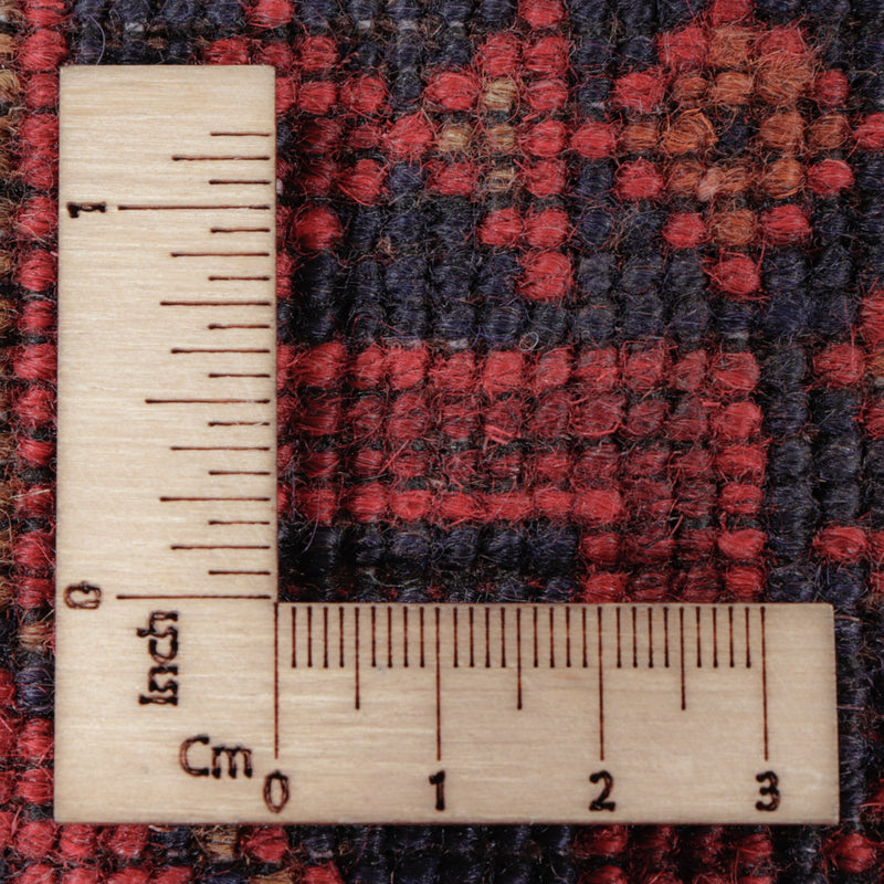 Afghansk matta - Kunduz - 202 x 155 cm - röd