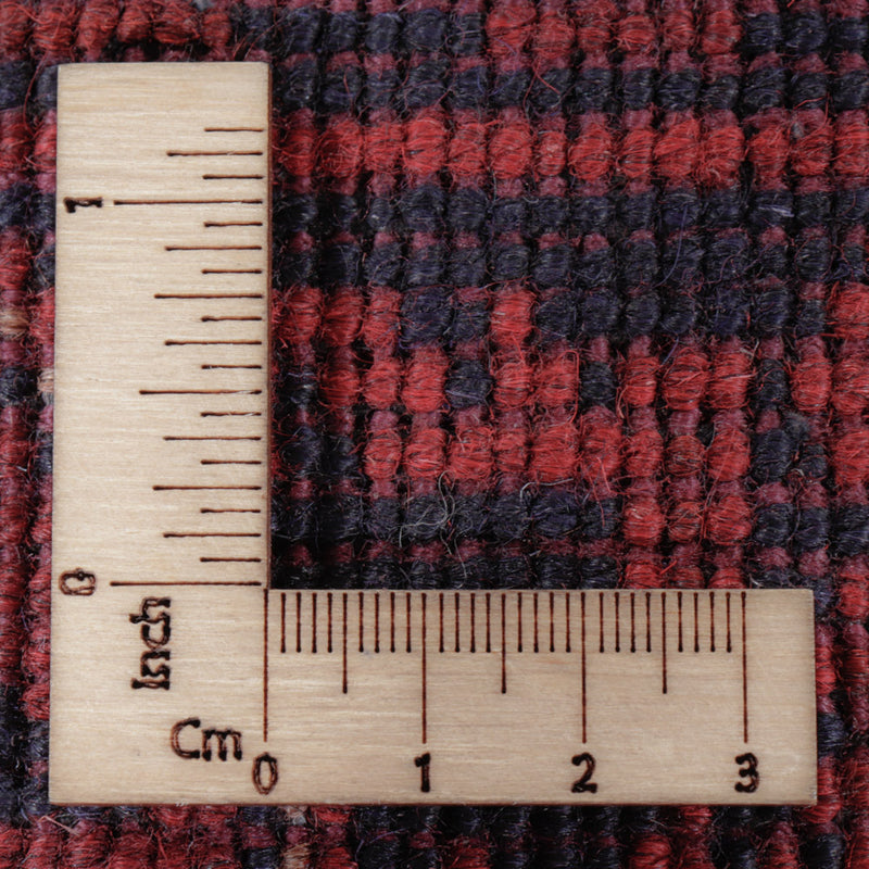 Afghansk matta - Kunduz - 198 x 148 cm - röd