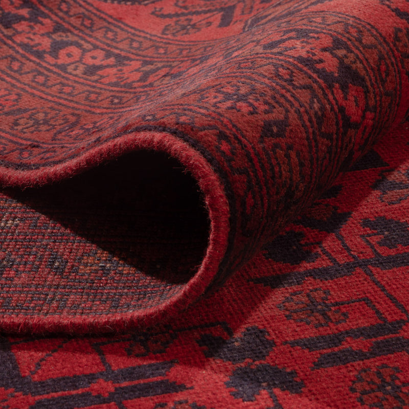 Afghansk matta - Kunduz - 345 x 253 cm - röd