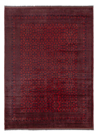Afghansk matta - Filpa - 347 x 253 cm - röd