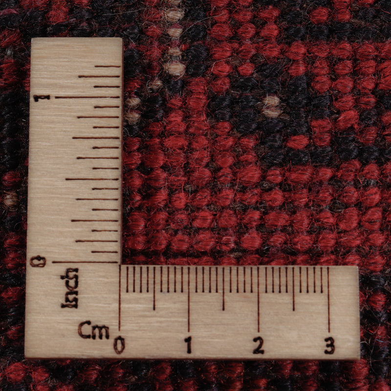 Afghansk matta - Kunduz - 198 x 153 cm - röd