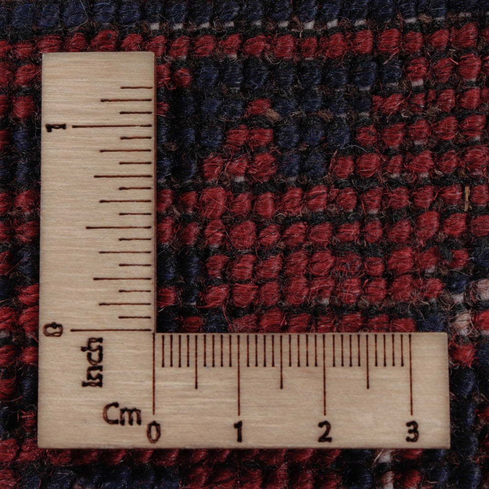 Afghansk matta - Kunduz - 196 x 151 cm - röd