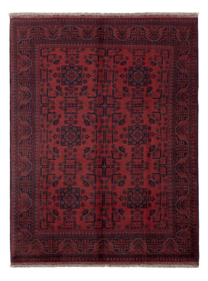 Afghansk matta - Kunduz - 203 x 152 cm - röd