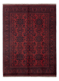 Afghansk matta - Kunduz - 203 x 152 cm - röd