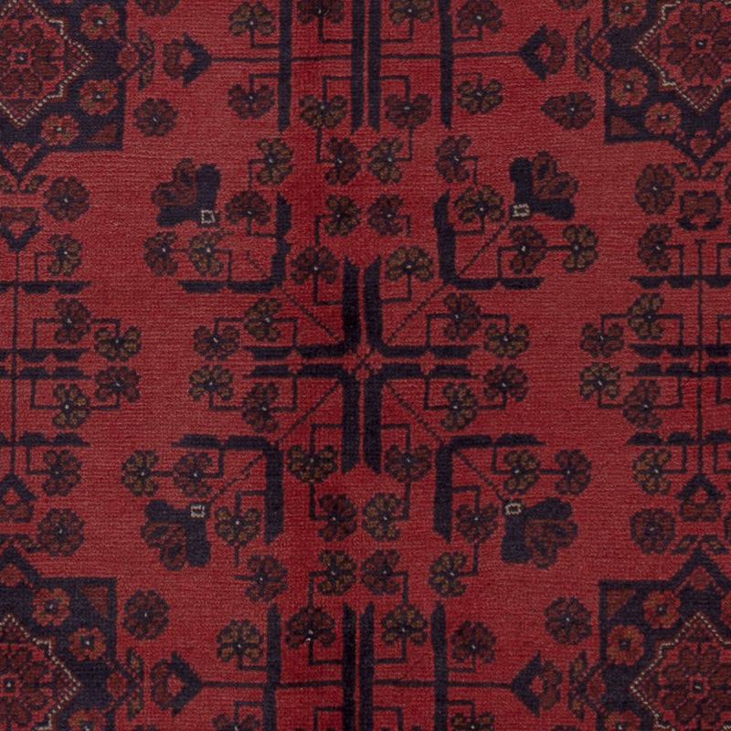 Afghansk matta - Kunduz - 203 x 152 cm - röd