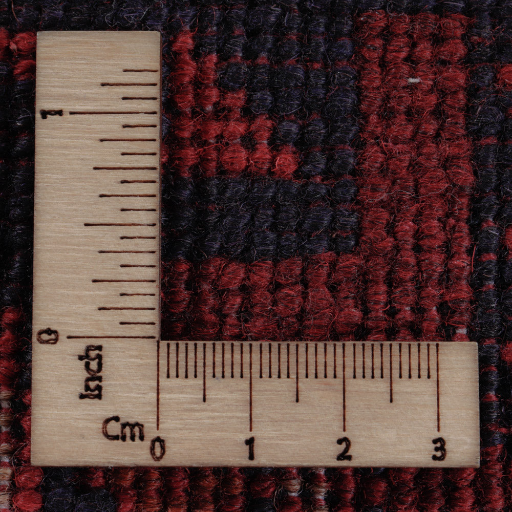 Afghansk matta - Kunduz - 196 x 150 cm - röd