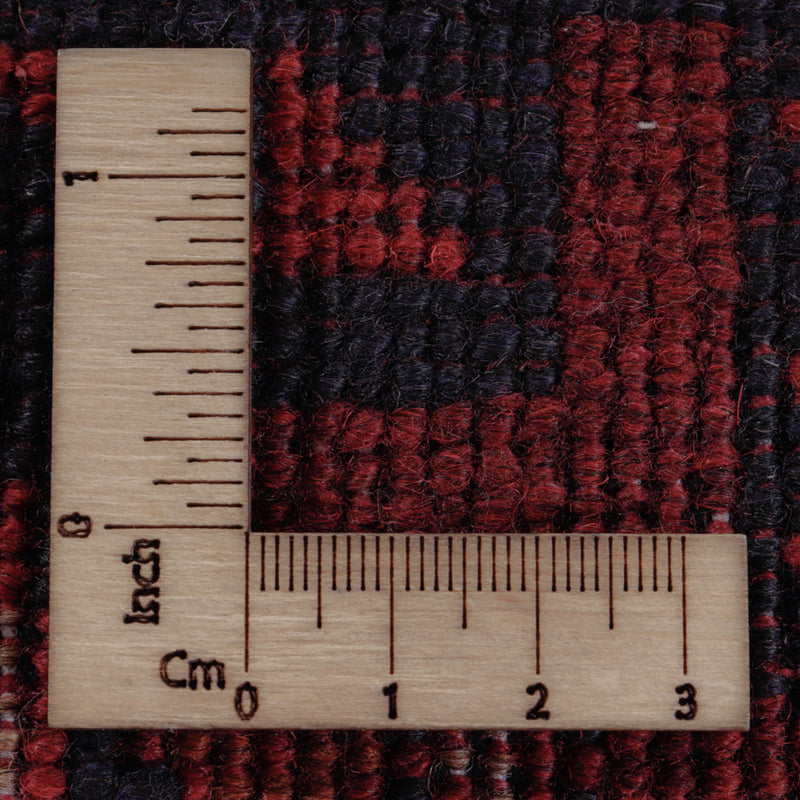 Afghansk matta - Kunduz - 196 x 150 cm - röd