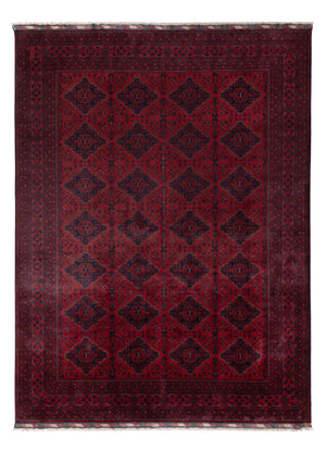 Afghan Teppich - Kunduz - 346 x 249 cm - rot