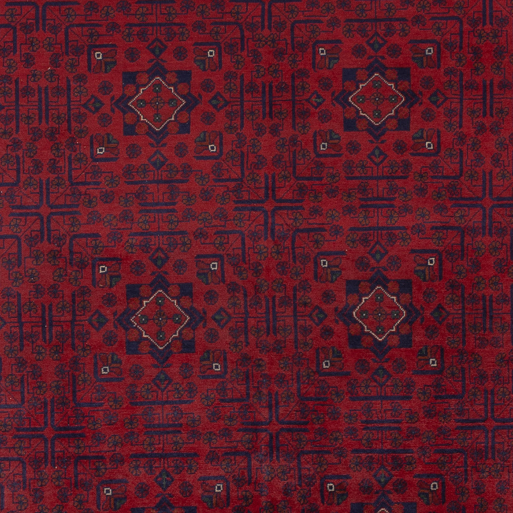 Afghansk matta - Kunduz - 338 x 249 cm - röd