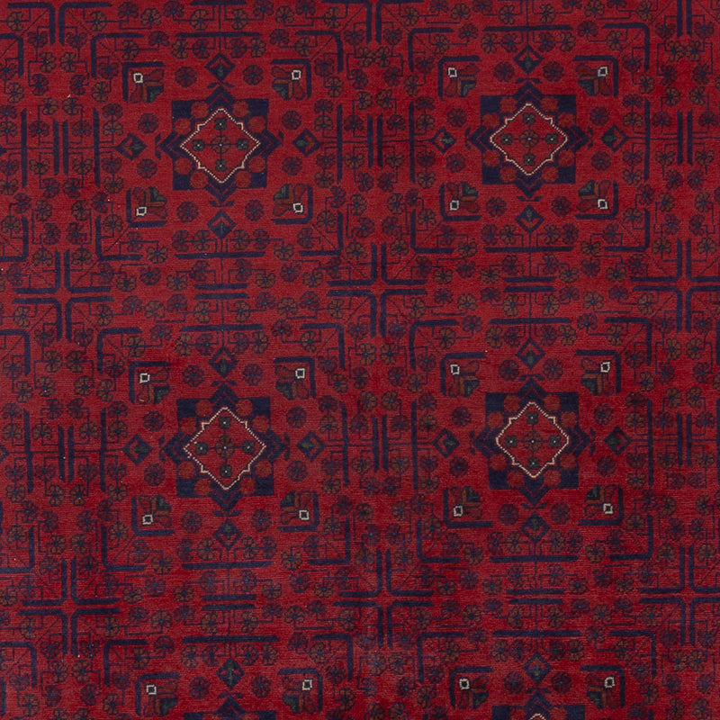 Afghansk matta - Kunduz - 338 x 249 cm - röd