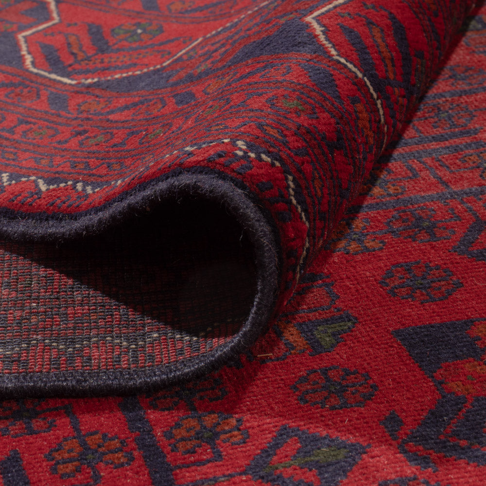 Afghansk matta - Kunduz - 338 x 249 cm - röd