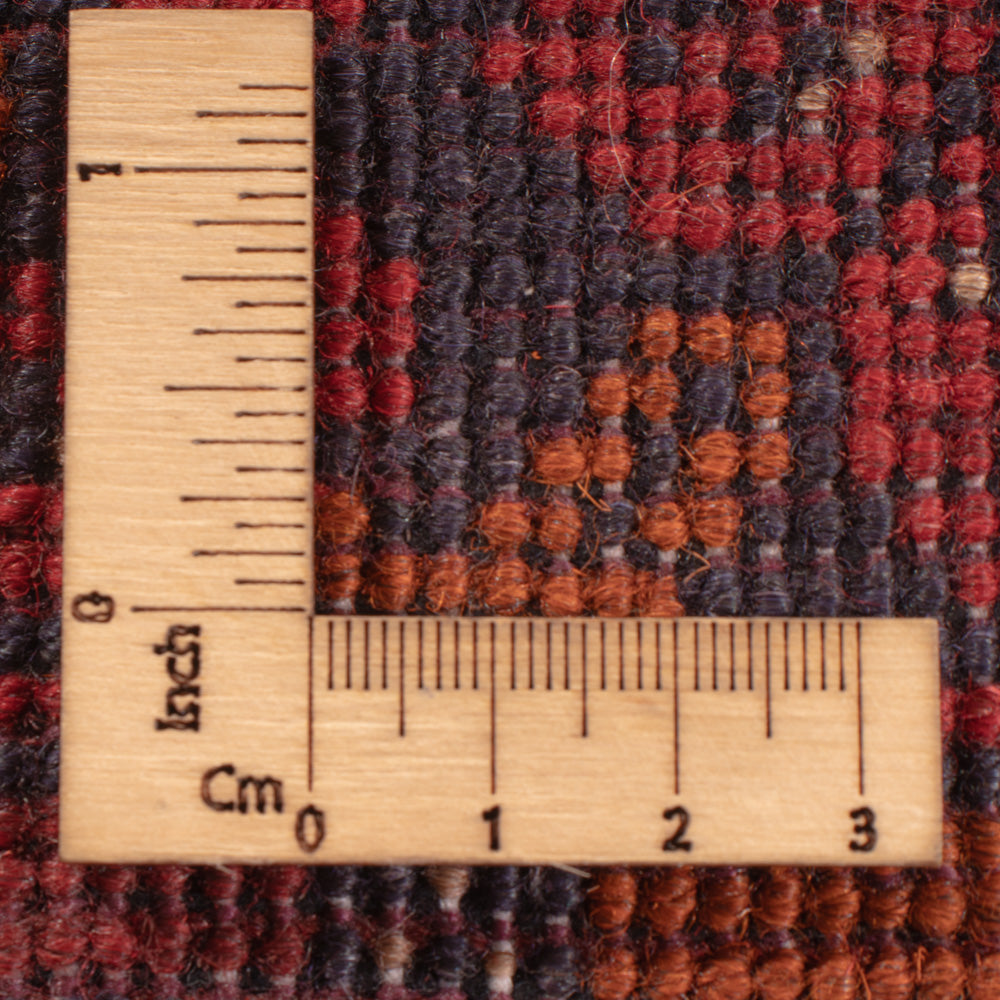 Afghansk matta - Kunduz - 340 x 254 cm - röd