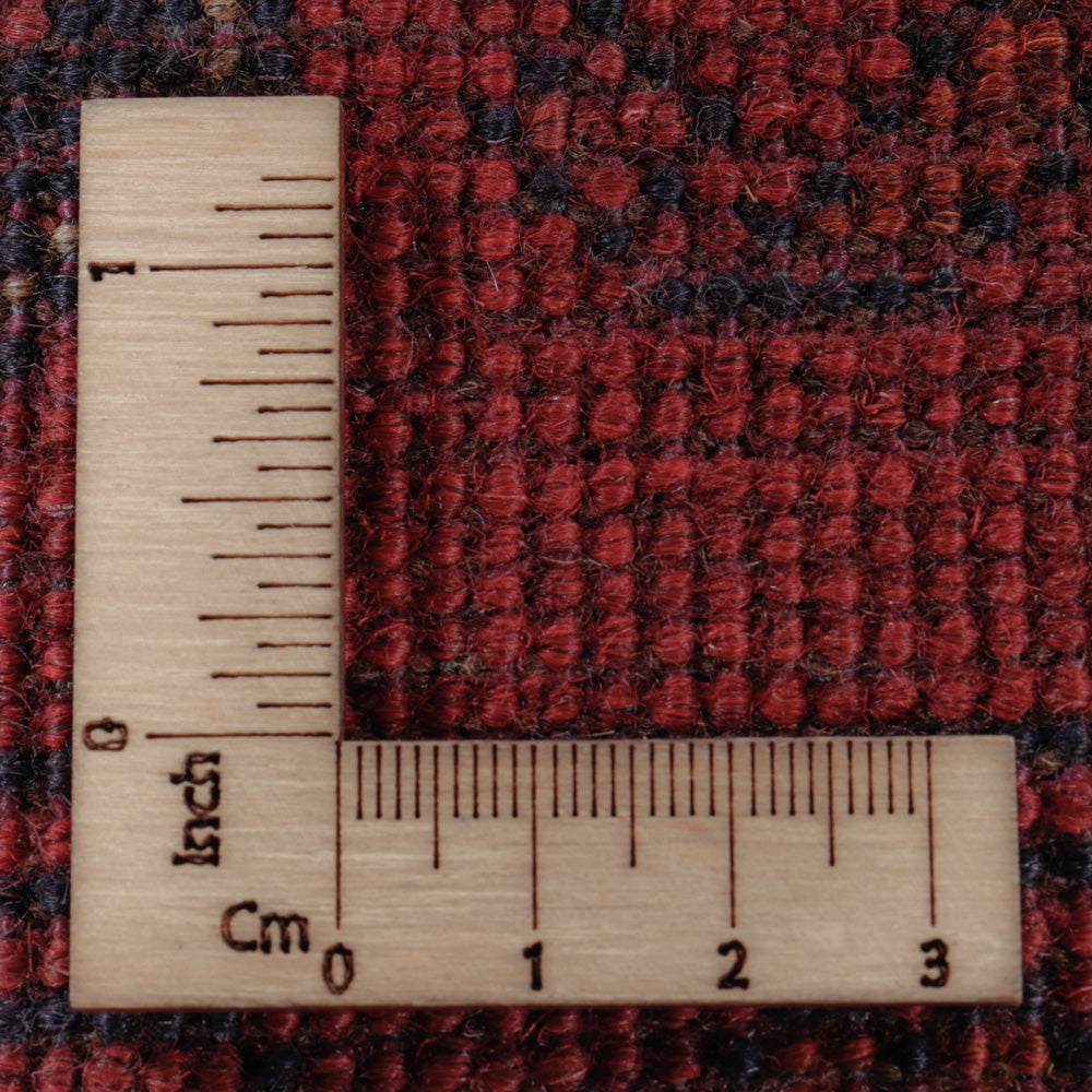 Afghansk matta - Kunduz - 194 x 148 cm - röd