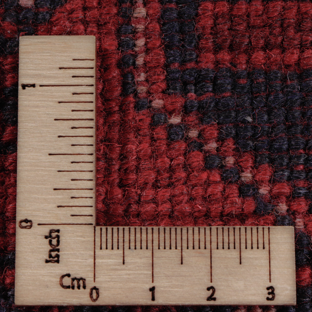 Afghansk matta - Kunduz - 207 x 148 cm - röd