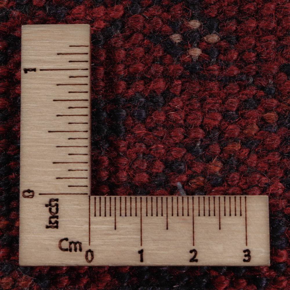 Afghansk matta - Kunduz - 199 x 154 cm - röd